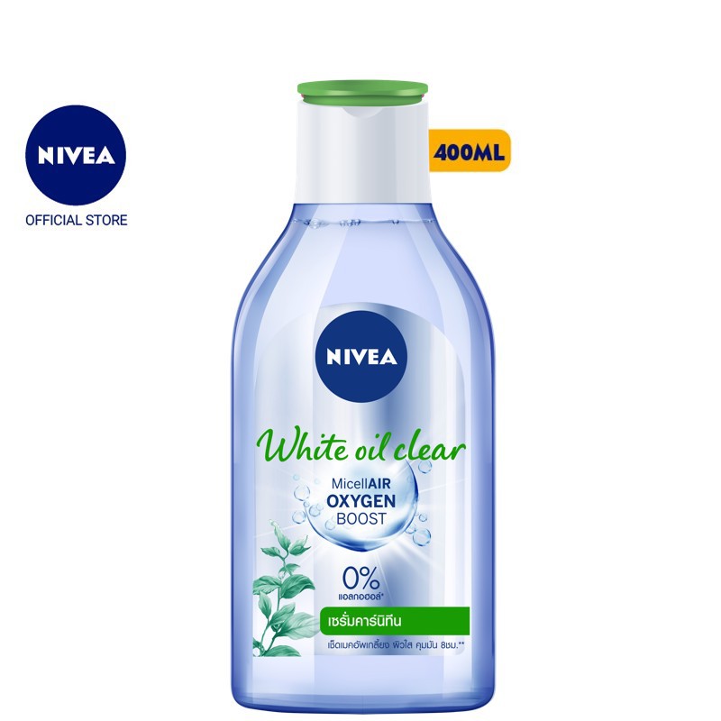 Nước Tẩy Trang NIVEA Kiểm Soát Nhờn White Oil Clear Micellar Water - 400ml - 84212