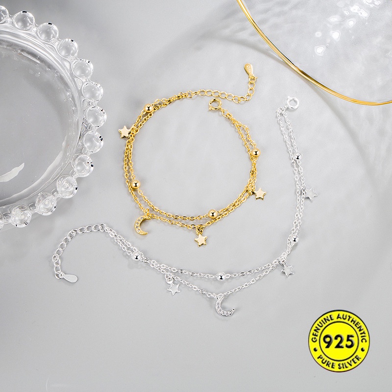 Vòng Tay Mạ Bạc 925 18K Cho Nữ