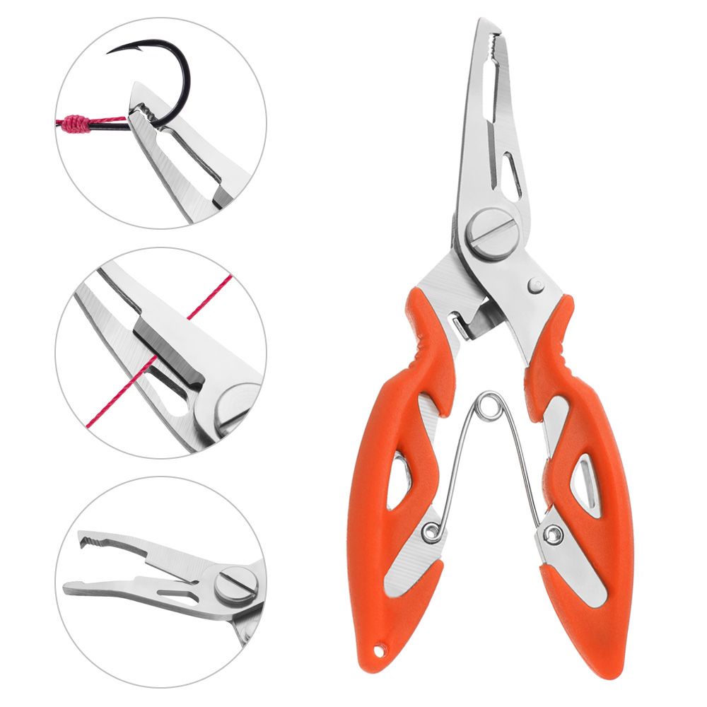 Kìm cắt dây câu cá đa năng bằng thép không gỉ bền bỉ chất lượng cao