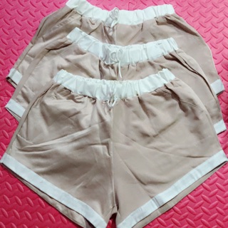 Quần đùi thái Quần sóc thái  Vải thô mát  Bao chất  Hàng freesize. Màu nu cạp chun trắng👖👖👖👖👖👖