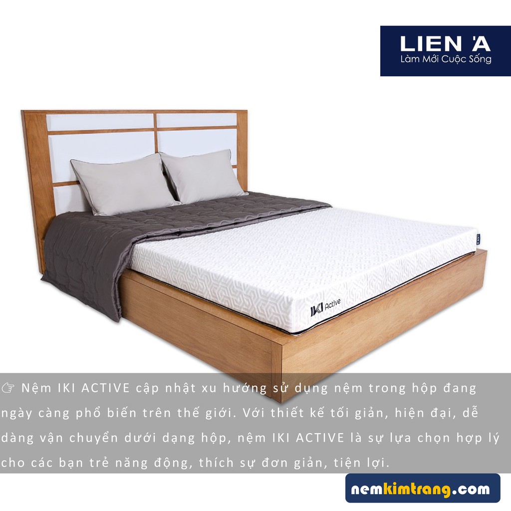 [FREE SHIP] Nệm đa tầng IKI Active Liên Á - CHÍNH HÃNG, BẢO HÀNH 10 NĂM