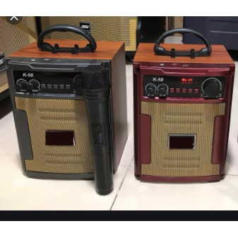 Loa karaoke mini A060 K59 hát bao hay MIC dây chuyê sỉ