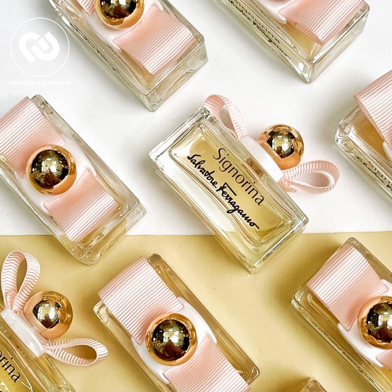 nước hoa mini 5ml EDP nữ Signorina hồng hàng Mỹ
