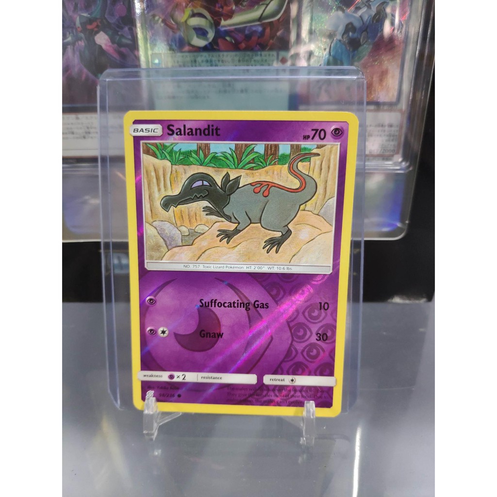 [ Dưa Hấu Yugioh ] Lá bài thẻ bài Pokemon Salandit