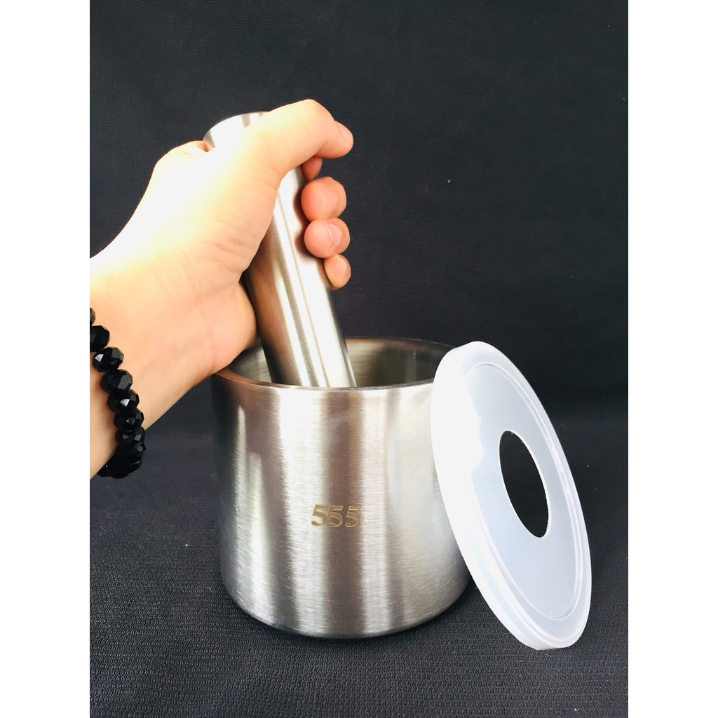 Bộ chày cối inox 555 nhỏ