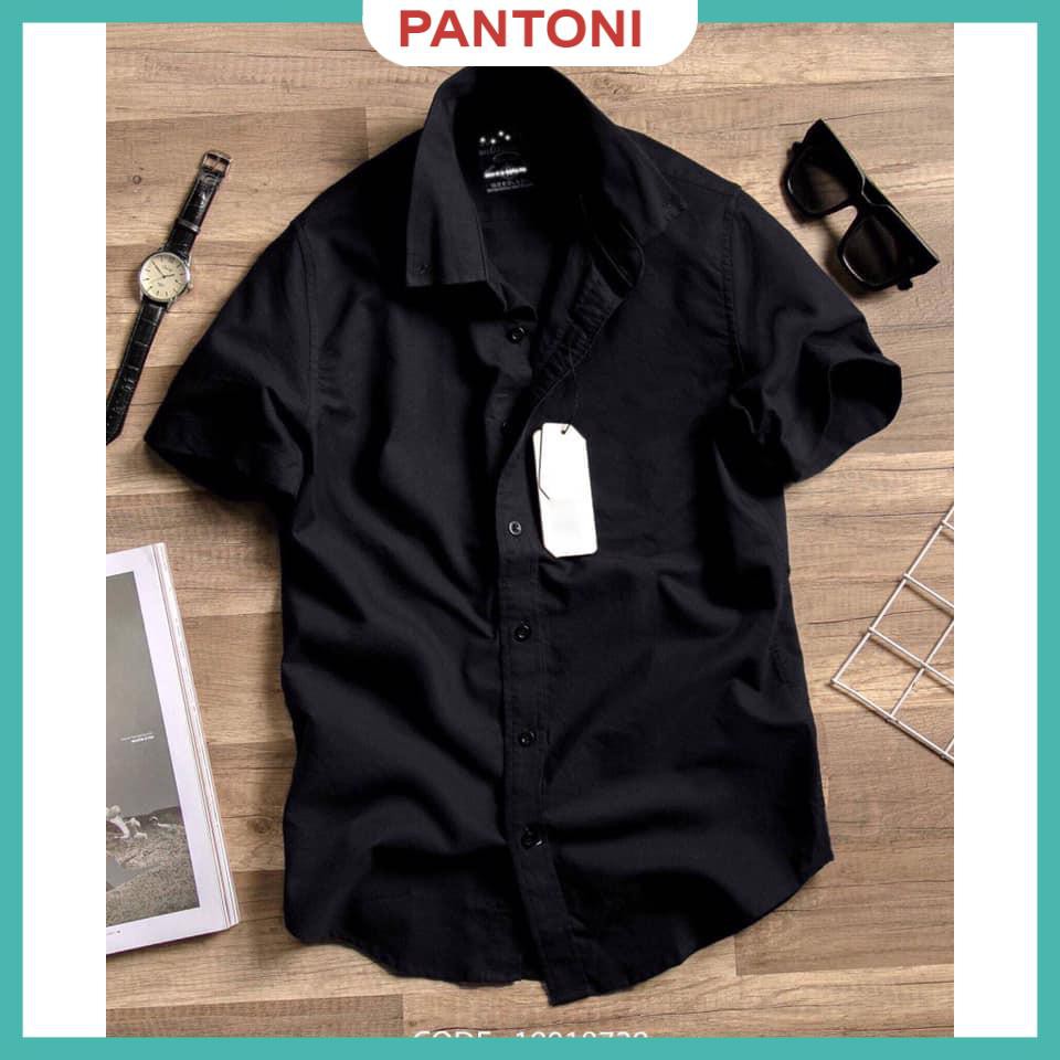 Áo sơ mi nam TAY NGẮN cao cấp - Chất liệu lụa , không nhăn, thoáng mát, thấm hút mồ hôi(SMN) | BigBuy360 - bigbuy360.vn