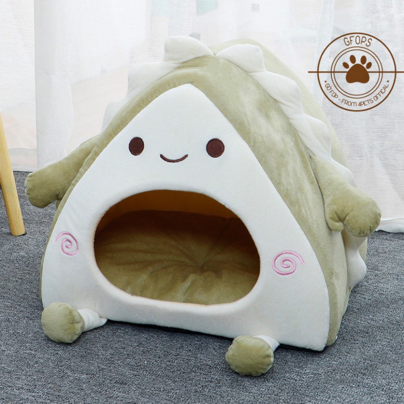 Ổ đệm / ổ nằm cho chó mèo mẫu bánh mì size lớn - 4pets official