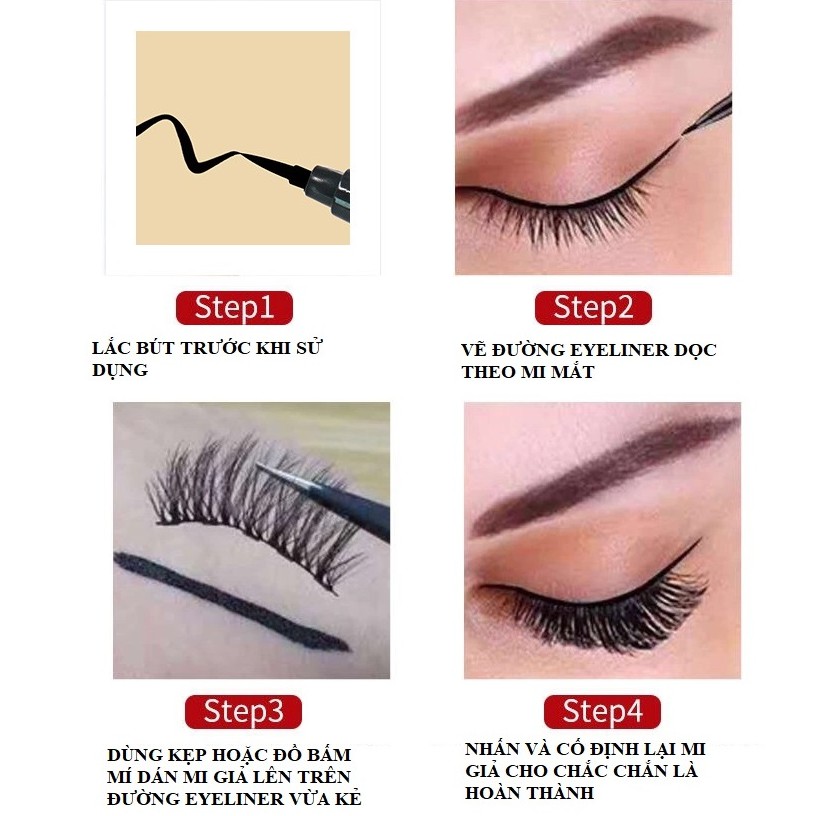 Bút kẻ Mắt Eyeliner Kèm Keo Dán Mí Siêu Dính Tiện Lợi, Không Thấm Nước, Không Lem, Chống Trôi, Nhanh Khô [Nội Địa Trung] | WebRaoVat - webraovat.net.vn