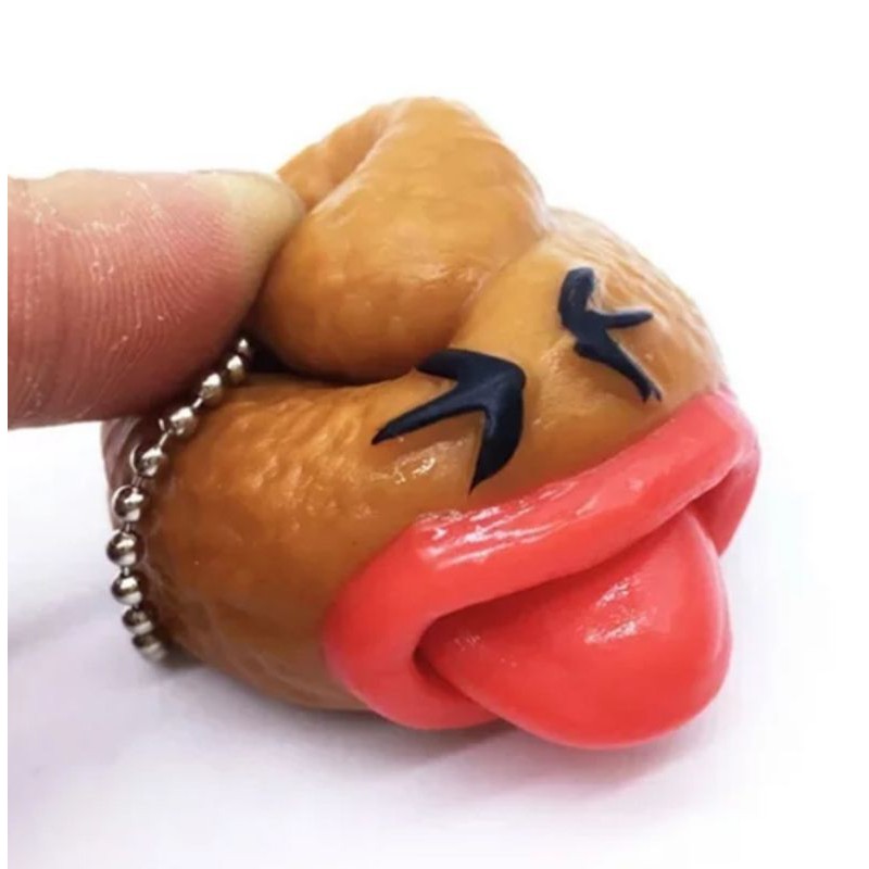 Móc khóa hình cục phân