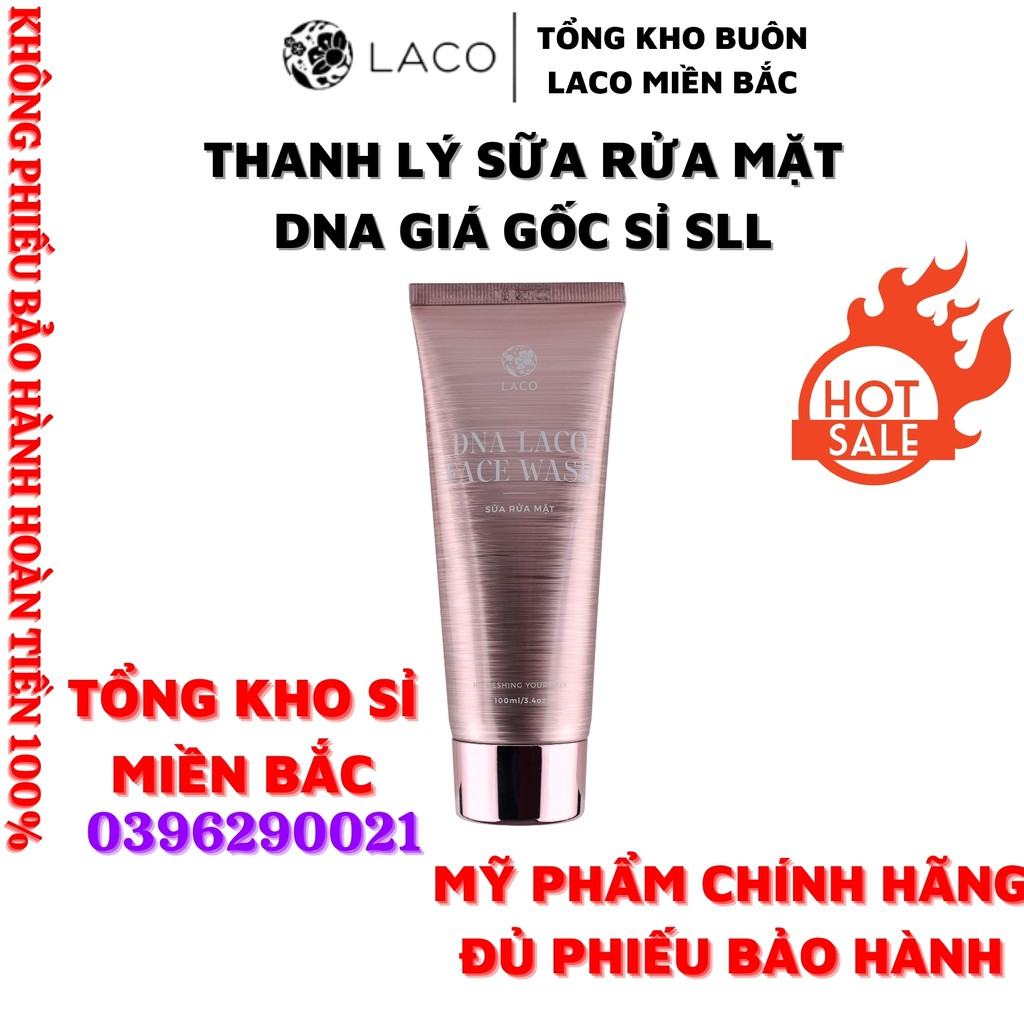 Sữa Rửa Mặt Laco DNA + KÈM QUÀ TẶNG