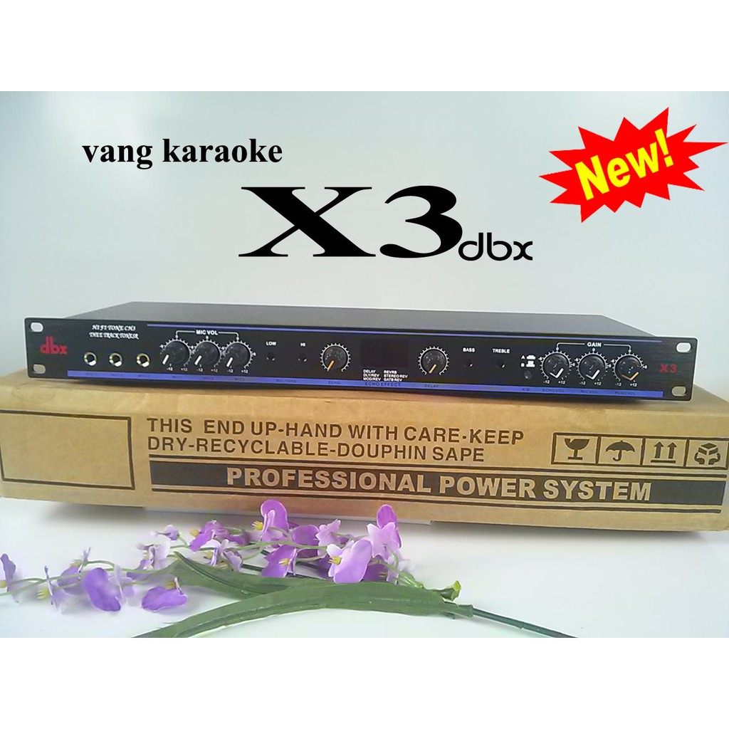 vang số karaoke dbx X3 - mixer echo karaoke