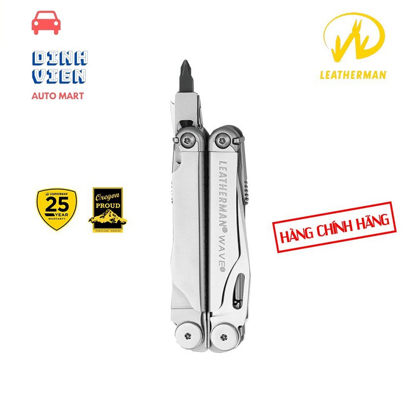 [ NHẬP KHẨU] Kìm Đa Năng Leatherman Wave 17Tools Hoàn hảo cho bất kỳ công việc nào, phiêu lưu mạo hiểm hoặc dã ngoại