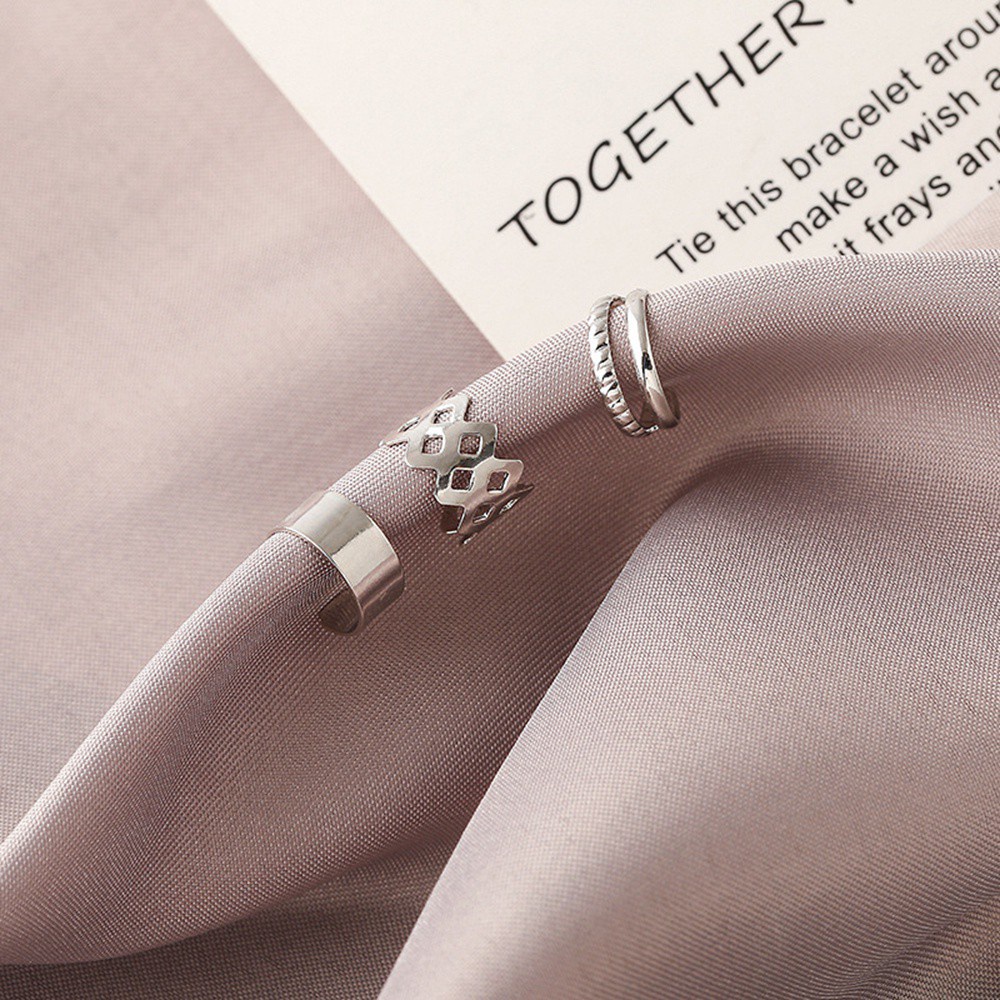 Khuyên Tai Kẹp Vành Tai Bằng Đồng Không Xỏ Nhiều Màu Thời Trang Cổ Điển Dành Cho Nữ