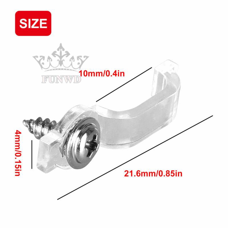 Bộ kẹp 50/100 kẹp + 50/100 ốc vít dùng để cố định dây đèn led 5050 chuyên dụng