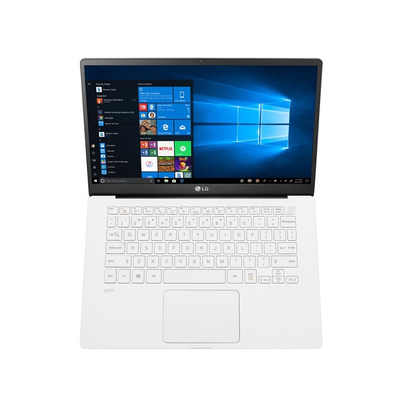 Laptop LG Gram 2020 14ZD90N-V.AX53A5 (Core i5-1035G7/ 8GB/ 256GB NVMe/ 14 FHD IPS/ NonOS/ White) - Hàng Chính Hãng