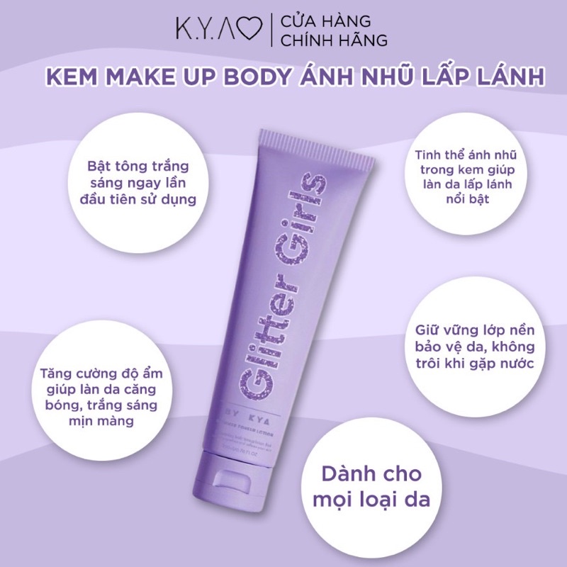 KEM MAKEUP BODY ÁNH NHŨ - COMBO 3TUÝP để nhận 2 quà tặng