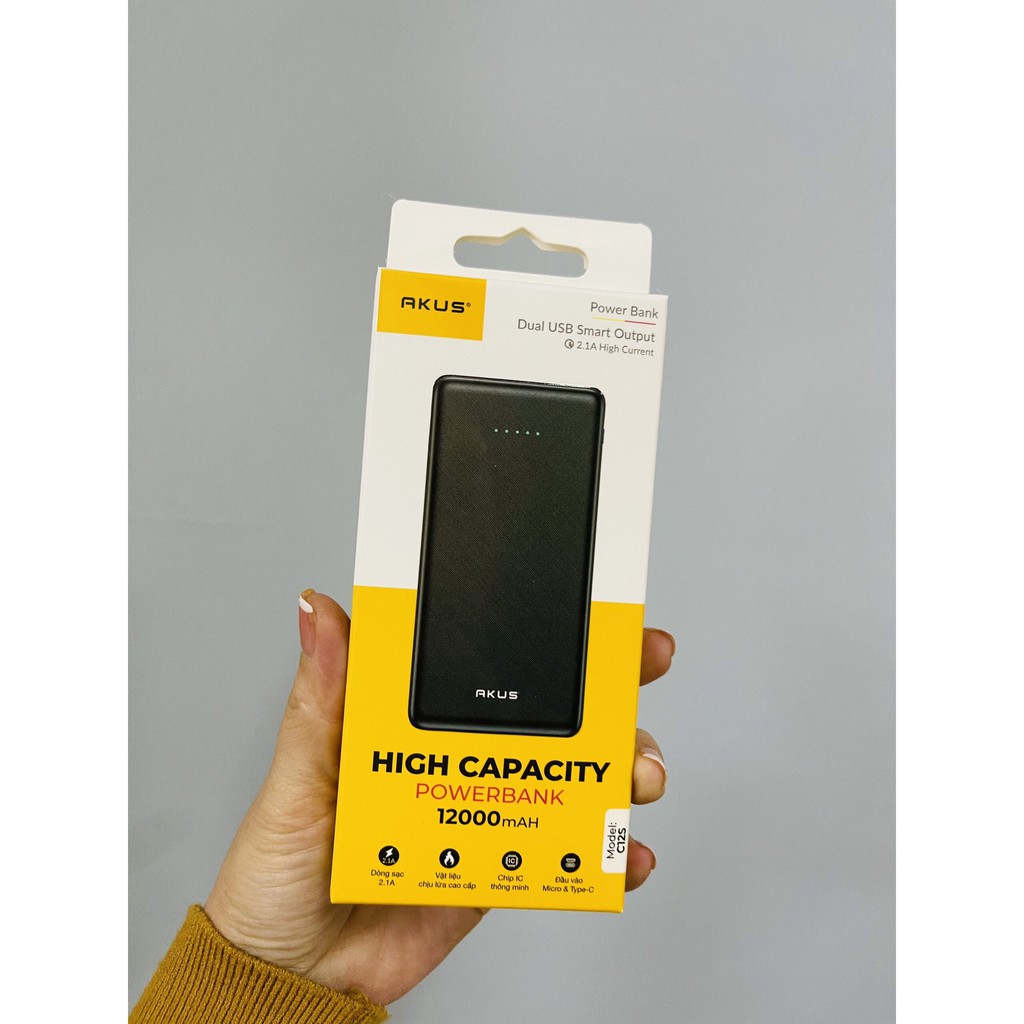 Pin Sạc dự phòng 12000mAh