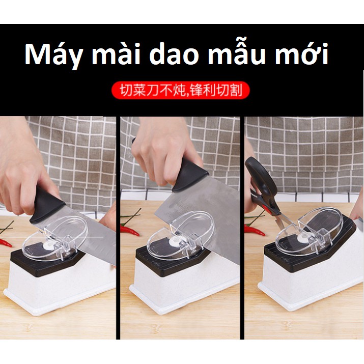 Máy mài dao mini điện đời mới - Tiện lợi cho mọi bà mẹ nội trợ