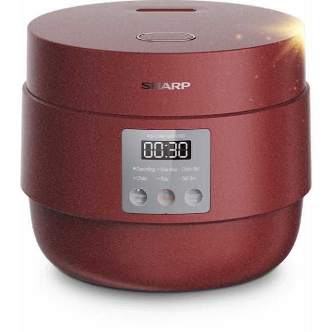 Nồi cơm điện tử Sharp KS-COM100DV-RD/WH