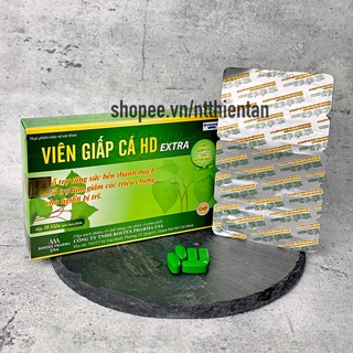 Viên giấp cá hd extra hỗ trợ giảm trĩ, táo bón - hộp 30 viên