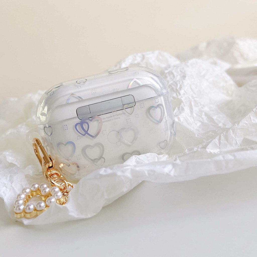 Vỏ Bảo Vệ Hộp Sạc Tai Nghe AirPods3gen AirPods3 Màu Laser Trong Suốt Thời Trang 2021 Ốp