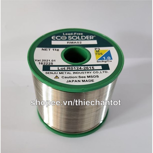 Thiếc Hàn Không Chì Nhật Bản Cao Cấp Hàn Linh Kiện Điện Tử