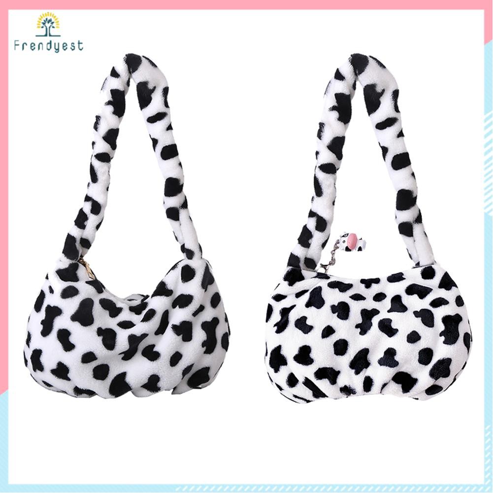 Túi xách họa tiết bò sữa đáng yêu cho nữ | BigBuy360 - bigbuy360.vn