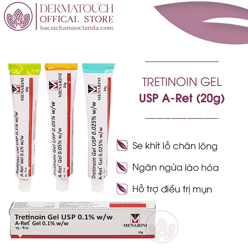 ✅[Chính Hãng] Tretinoin Aret giảm mụn, ngừa lão hoá (Ấn Độ)