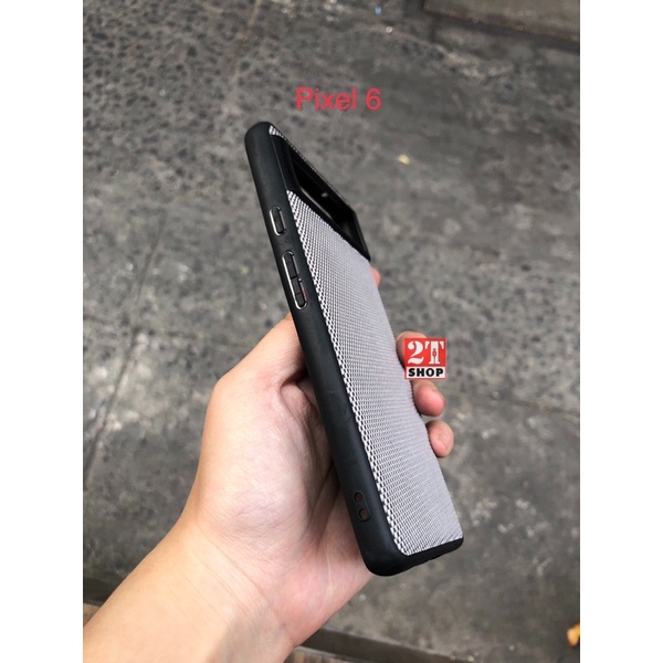 ỐP LƯNG GOOGLE PIXEL 6 NHỰA TPU GIẢ VẢI NỈ