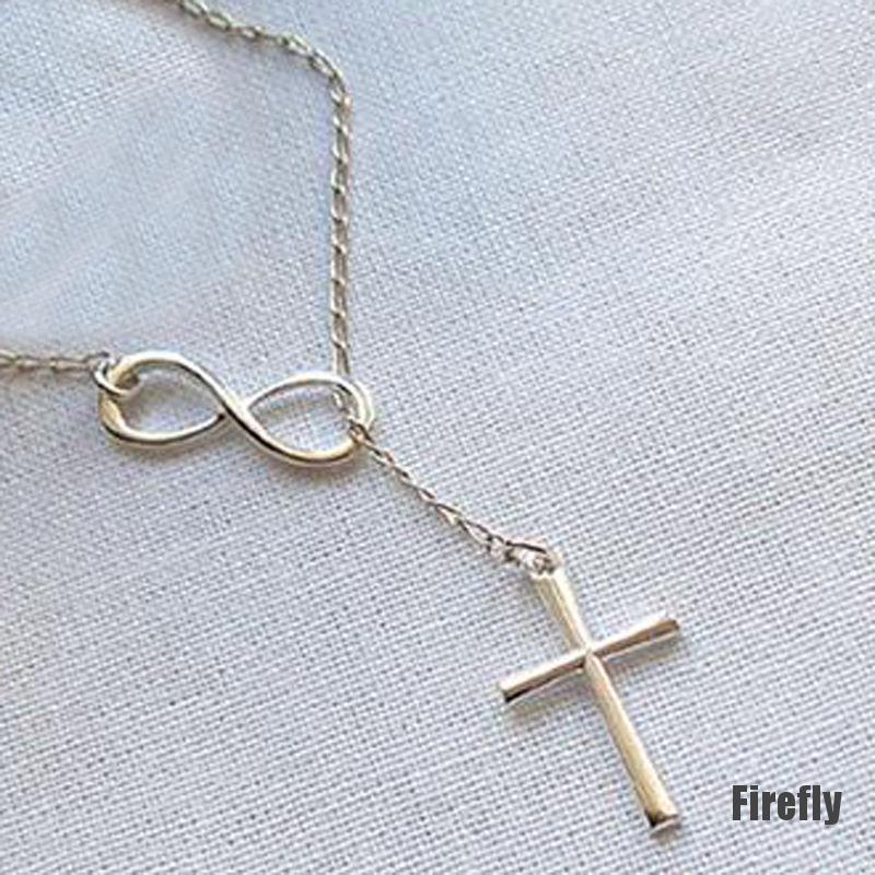 Bông Tai Mạ Bạc Hình Chữ Thập Thời Trang