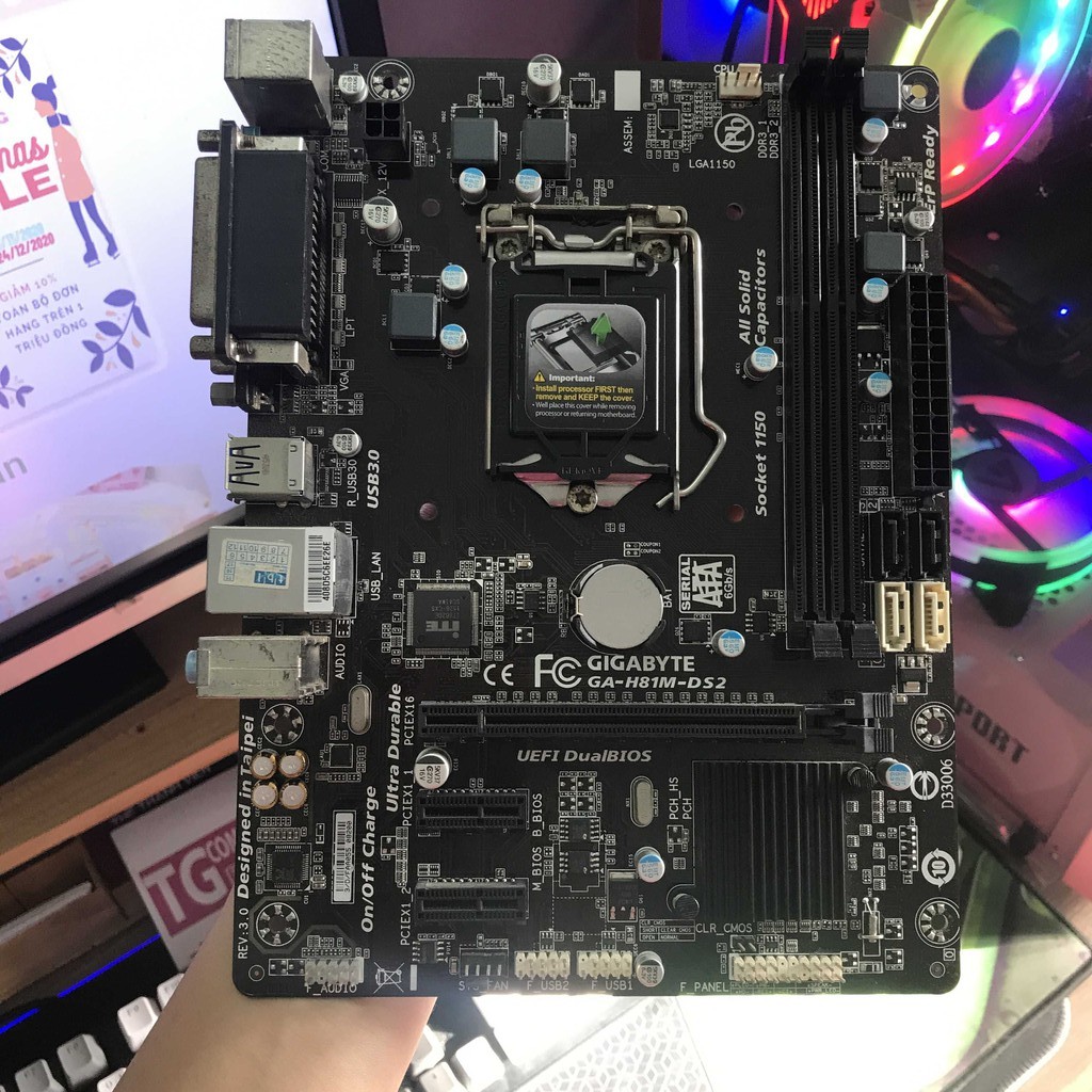 [Mã ELMS5 giảm 7% đơn 300K] Main máy tính H61 H81 Giga / Asus / Asrock / MSI / Foxconn giá siêu tốt