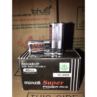 Hộp 40 viên pin maxell 1.5V 3A