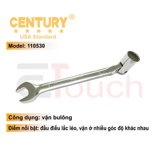 Cờ lê miệng và điếu lắc léo century - 110530