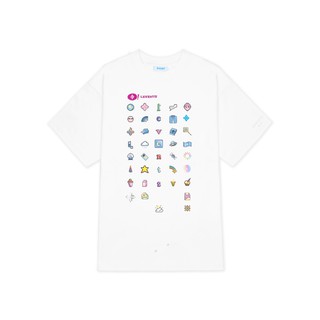 Áo thun LEVENTS Internetlove Pixel/ White