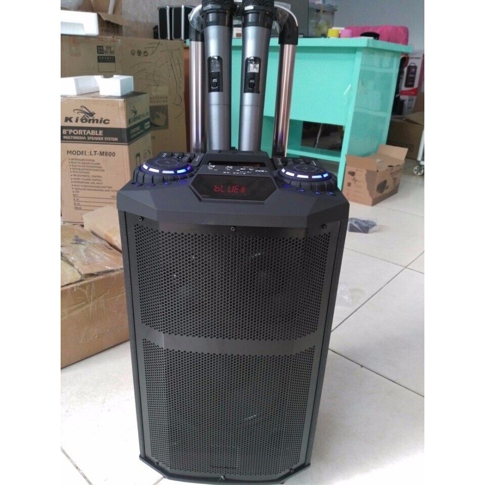 LOA KARAOKE 3 TẤC ZANGSONG DJ K5 THÙNG GỖ LED MẪU ĐẸP