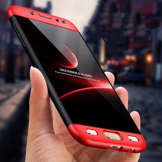 Ốp lưng nhựa cứng bảo vệ toàn diện 360 độ cho Samsung Galaxy J3 2017 J3 Pro