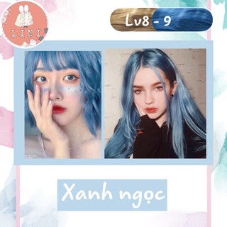 [ Cần Tẩy + Nâng Tone ] Thuốc Nhuộm Tóc Màu Xanh Ngọc Tôn Da - ByLini