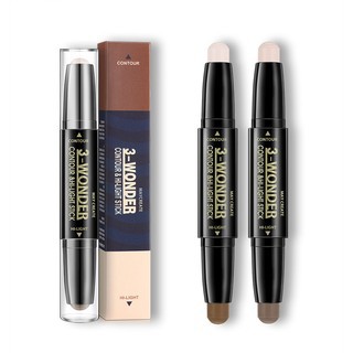 Bút che kuyết điểm tạo khối đa năng 3 wonder contour & hi-light stick Maycreate