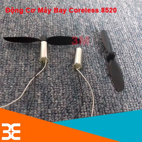 [Tp.HCM] Bộ 2 Động Cơ Máy Bay Coreless 8520 ( Tặng 02 cánh 75mm thuận - nghịch )