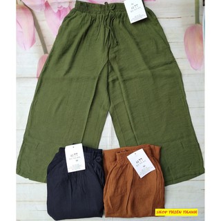 Quần ống rộng culottes nữ dáng lỡ form to cho người đến 80kg