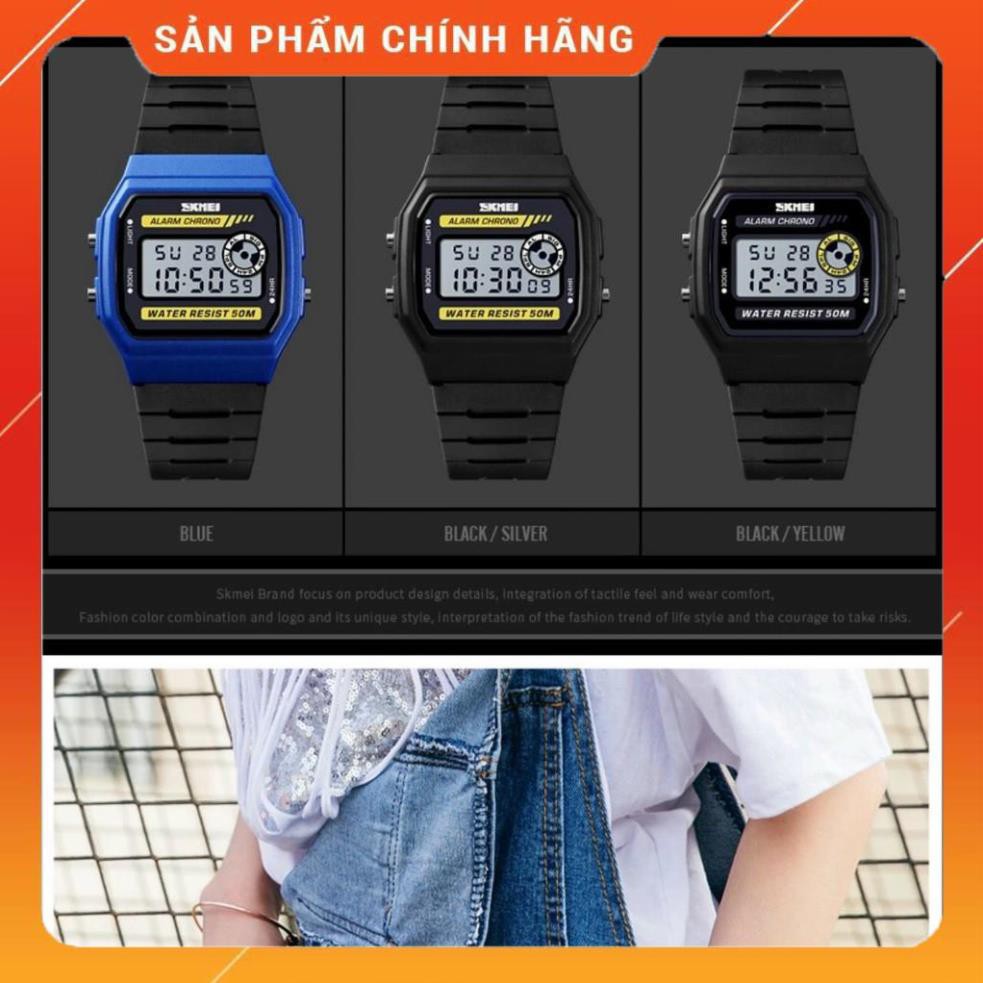 Hàng Cao Cấp -  Đồng Hồ Kỹ Thuật Số SKMEI 1413 Màn Hình LED Chống Nước Cho Nam/Nữ - lỗi 1 đổi 1 | BigBuy360 - bigbuy360.vn