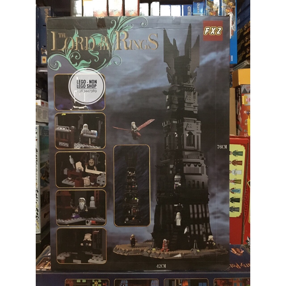 Xếp Hình FXZ 112501 Bản Moc Tháp Orcthan Trong Lord Of The Rings 4059 Mảnh