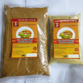 Combo Gia vị ướp thịt Doner kebab Toàn Gia gói 500g