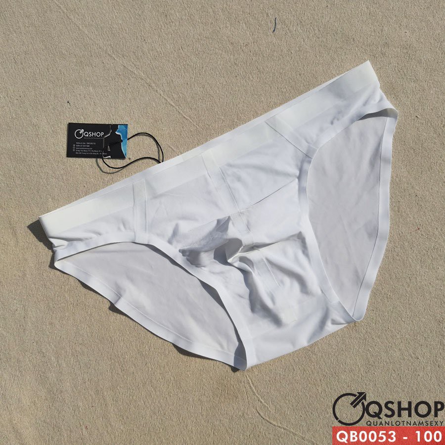 QUẦN LÓT NAM TAM GIÁC ÉP NHIỆT KHÔNG ĐƯỜNG MAY MỎNG NHẸ QSHOP QB0053