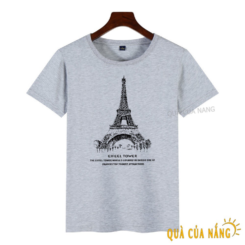 Áo Thun Nữ In Hình Tháp Paris Nhỏ Dễ Thương AT-373 ( 12 Màu ) | BigBuy360 - bigbuy360.vn