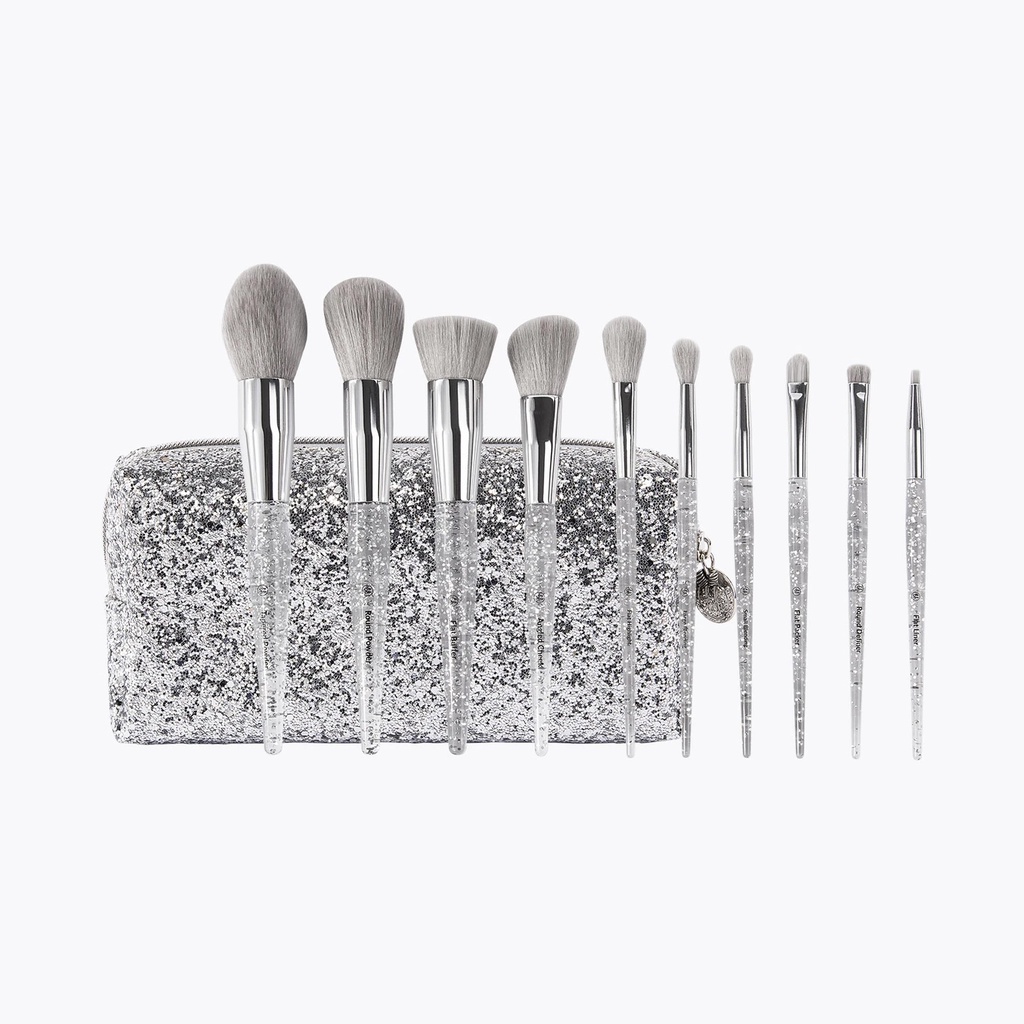 Bộ Cọ 10 Cây BH Cosmetics Kèm Túi Đựng Remix Dance Brush Beat
