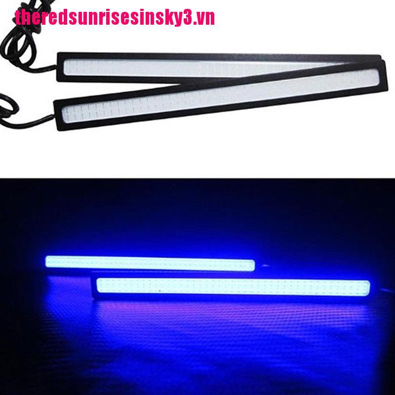 Đèn Led Cob Phá Sương Mù Dc 12v 17cm Siêu Sáng Chống Thấm Nước Cho Xe Hơi