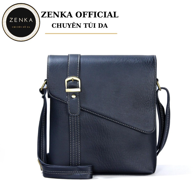 Túi đeo chéo cao cấp Zenka tiện dụng, túi da đựng ipad sang trọng và lịch lãm_ZIP01