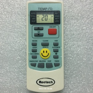 Remote Máy Lạnh Retech - Điều Khiển Máy Lạnh Reetech - Điều Khiển Từ Xa Máy Lạnh Reetech