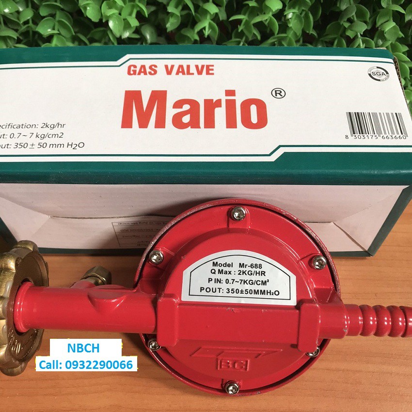 Van gas an toàn Mario Mr-688 - Điều áp ngắt gas tự động